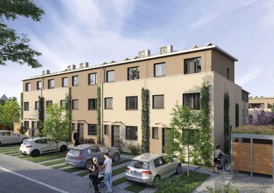 Neubau! - In Nußloch 2 attraktive Reihenendhäuser mit Garten- und Dachterrasse