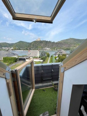 Schöne 3-Zimmer-Maisonette-Wohnung mit Balkon und EBK in Spay