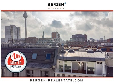 Großzügige Penthousemaisonette mit zwei Terrassen in Berlin Mitte