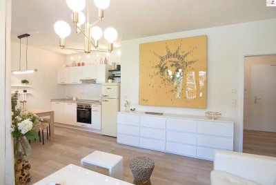 Mit Blick ins Grüne - 3 Zimmer Wohnung mit Terrasse und Garten