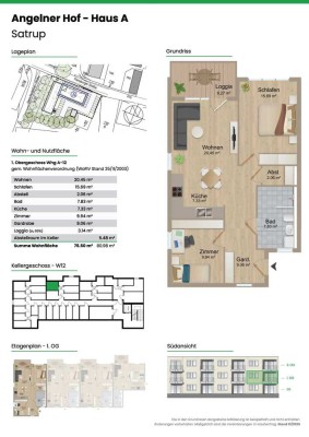 *Moderne 3 Zimmer - Neubauwohnung in Satrup zu vermieten*