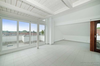 Dachgeschoss-Feeling mit Stil: 2-Zimmer-Wohnung mit Galerie & 2 Terrassen