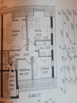 Attraktive, sanierte 3-Zimmer-Dachgeschosswohnung zur Miete in Affing