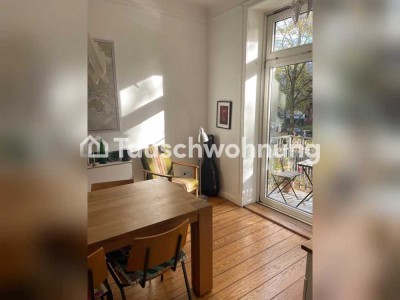 Tauschwohnung: Tausche ruhig gelegene 3Zi-Wg auf St Pauli/Altona gg. größer