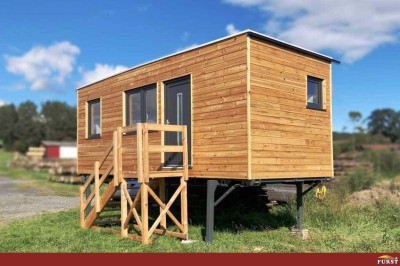 Tiny House - Abverkauf Musterexemplar: Tiny-House / Wohncontainer mobil / Gartenbüro