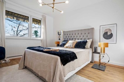 Exklusive 3 Zimmer Wohnung in Top-Lage - modern, lichtdurchflutet & sofort bezugsbereit