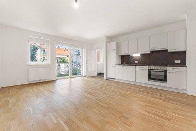 Attraktive Anlageimmobilie mit Top-Vermietbarkeit: Moderne 2-Zimmer-Wohnung mit Balkon in Gries zu verkaufen