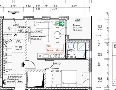 Perfekt für Singles & Paare - 2-Zi.-Wohnung mit großer Terrasse