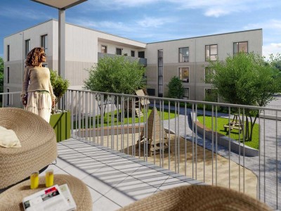 3- Zimmer Neubauwohnung mit Balkon