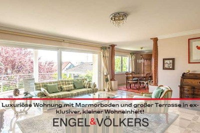 Luxuriöse Wohnung mit Marmorboden und großer Terrasse in exklusiver, kleiner Wohneinheit!