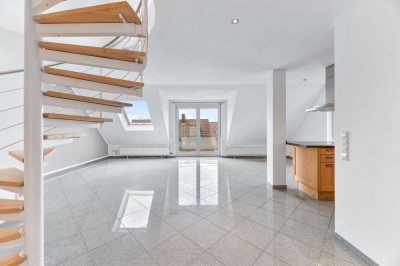 Moderne 4,5-Zi.-Mais.-Whg. mit großem Hobbyraum, Südbalkon und Garage in Köngen