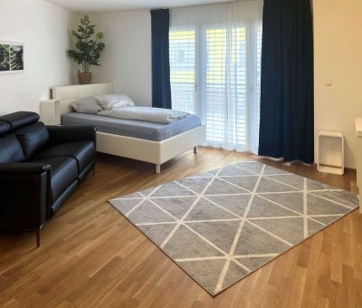 ab Januar verfügbare 1-Zimmer-Wohnung, modern möbliert & komplett ausgestattet, zentral in Mörfelden
