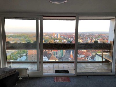 Exklusive 1-Zimmer-Penthouse-Wohnung mit traumhafter Aussicht über Hannover