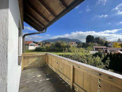 Sonnige 2-Zimmer-Wohnung mit Bergblick in Saulgrub