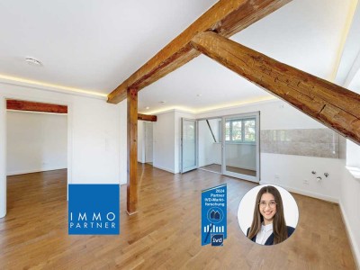 IMMOPARTNER - EXKLUSIVE WOHNUNG IM BAUDENKMAL - EIN HISTORISCHES JUWEL