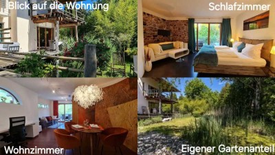Möbl. 2-Zi-Erdgeschosswhg f. 8 Monate, Wörthsee, Garten