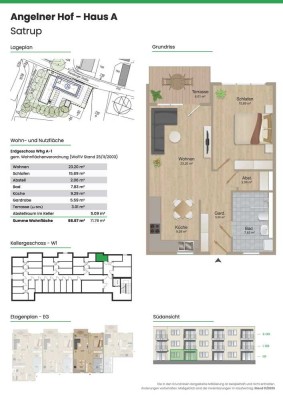 *Moderne 2 Zimmer - Neubauwohnung in Satrup zu vermieten*