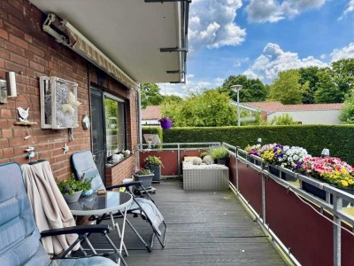 Geräumige Hochparterre-ETW mit Balkon und Garage zentral in beliebter Lage
