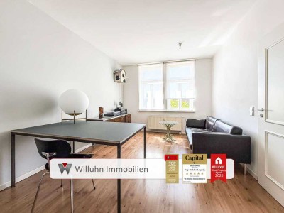 Bezugsfrei I Bestlage am Karl-Heine-Kanal I 2 Zimmer I Tageslichtbad I Denkmalschutz