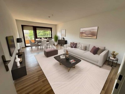 Gemütliche 2-Zimmer Wohnung mit 2 Balkonen und einem TG-Stellplatz