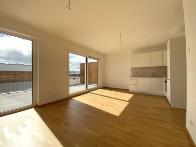 Helle 2-Zimmer Dachgeschosswohnung inkl. EBK und sonniger Terrasse