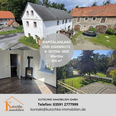 Kapitalanlage oder Eigennutz, 4- Seiten- Hof bei Königswartha mit guter Rendite