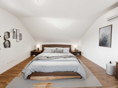 Charmante Dachgeschossperle: 4-Zimmer-Wohnung in MA-Wallstadt mit neuer EBK (ohne Balkon)