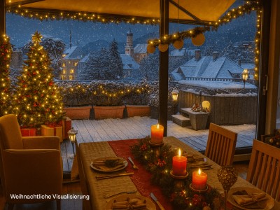 Exklusive Penthouse-Maisonette mit 100 m² Dachterrasse und Alpenpanorama!