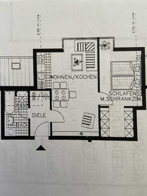 Stilvolle, gepflegte 2,5-Zimmer-Wohnung mit Einbauküche in Rheinbach