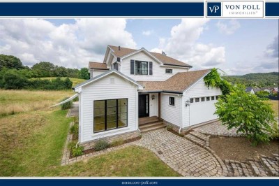 Modernes Familienhaus mit amerikanischer Architektur in Feldrandlage, 3 km zur A3