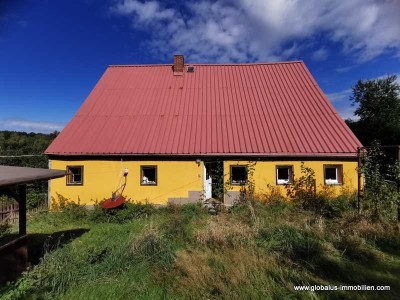 Denkmalgeschütztes Bauernhaus mit Scheune und zusätzlicher Waldfläche