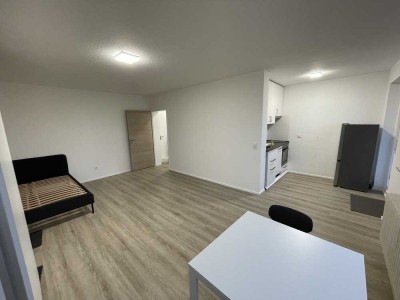 Erstbezug nach Komplettsanierung: 1-Zimmer-Wohnung in Denzlingen, teilmöbliert