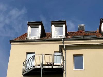 Darüber ist nur der Himmel. 2 Zi. DG Whg., Delitzscher Str., Eutritzsch Nord (Kaufpreis VB)
