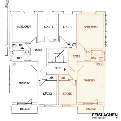 Schöne helle 2-Raum-Wohnung in ruhiger Lage