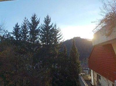 Ansprechende 2,5-Zimmer-Terrassenwohnung mit Balkon und Einbauküche in Bad Urach