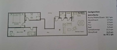 Neubau-Dachgeschoßwohnung, Seniorengerecht mit Aufzug und Terrasse