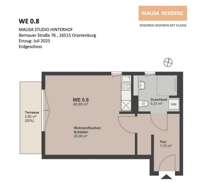 Senioren-Wohnung in der MALISA RESIDENZ