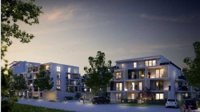 Möblierte Exklusive 1-Zimmer-Wohnung EBK, Balkon. TG im nähe Müncgen "25min.über A8 nach München"