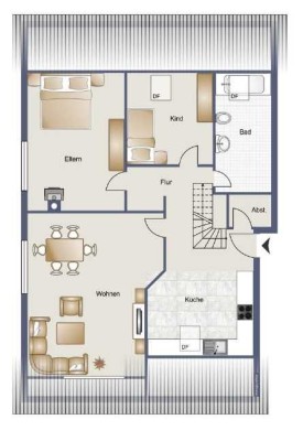 Großzügige 5,5-Zimmer-Wohnung in Elmenhorst mit 143 m²