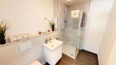 Helle 3 Zimmerwohnung mit Tageslichtbad  Photovoltaikanlage