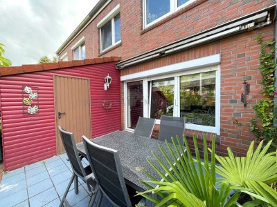 Nähe Ems-Jade-Kanal – Wolthusen - Modernes Reihenhaus mit Garten & Stellplatz in Sackgassenlage