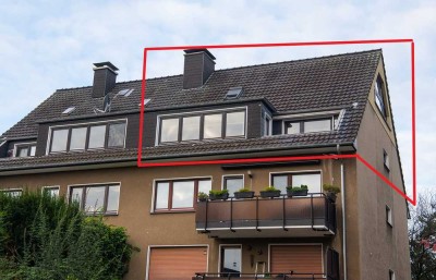Essen-Schönebeck: Gemütliche Maisonette-Whg. mit Loggia & Garage in gepflegter & begehrter Wohnlage!