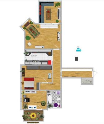 Stilvolles Wohnen in der Villa Fontane