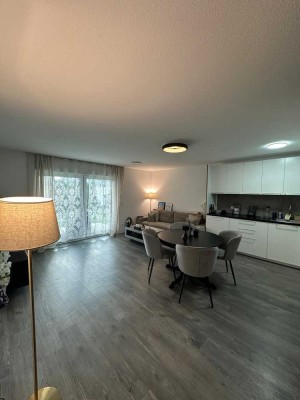 Gemütliche 2-Zimmer-Wohnung mit Terrasse im Grünen