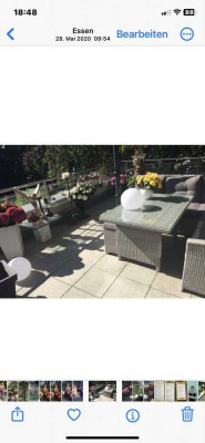 Exklusive 4-Zimmer- Penthaus mit großer Terrasse und Einbauküche in Essen