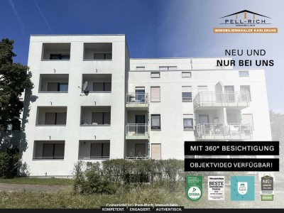 SONNENPLATZ ÜBER DEN DÄCHERN – 2-Zimmer-ETW mit großzügiger Dachterrasse & TG-Stellplatz in Neureut