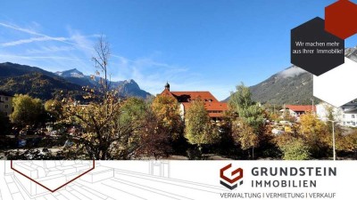 Panoramablick! 1-Zimmer-Appartement "Wetterstein" in zentraler Lage!