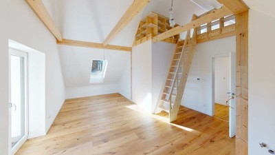 Exklusive Dachgeschoßwohnung (Niedrigenergie-Effizienzhaus) mit Dachterrasse, 3 Zimmer in Passau