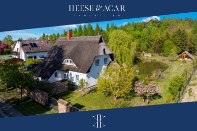 Traumhaftes Domizil am Müritzer Nationalpark mit privatem Naturteich, Nebengelass und Doppelgarage