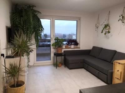 Gehobene Wohnung mit Balkon und EBK über den Dächern von Laurensberg